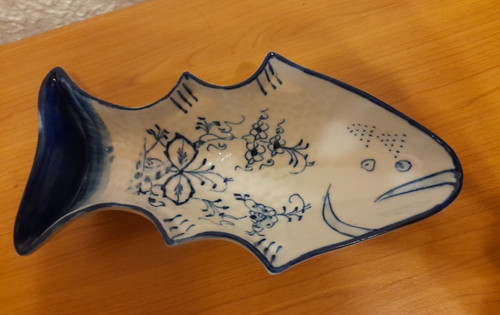 Porzellan puddingform fisch - puddingform,