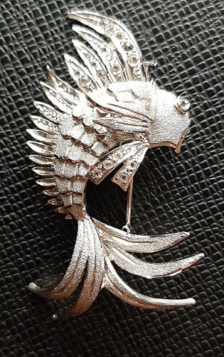 Edle vintage silber brosche - edle,