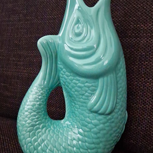 Keramikvase fischform - in,