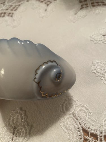 Porzellan fischform blau - porzellan,