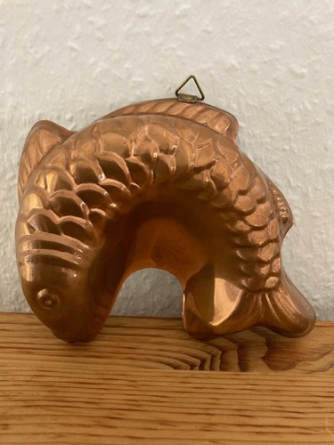 Kupfer backform fisch - kupfer,