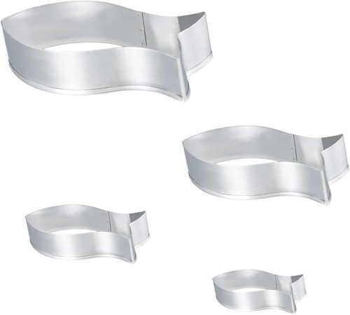 Keksausstecher set edelstahl - set, 4