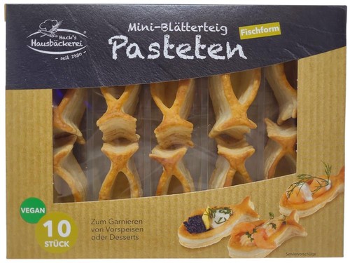 Mini blätterteig pasteten - mini,