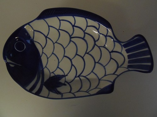 Fisch servierplatte - servierplatte,