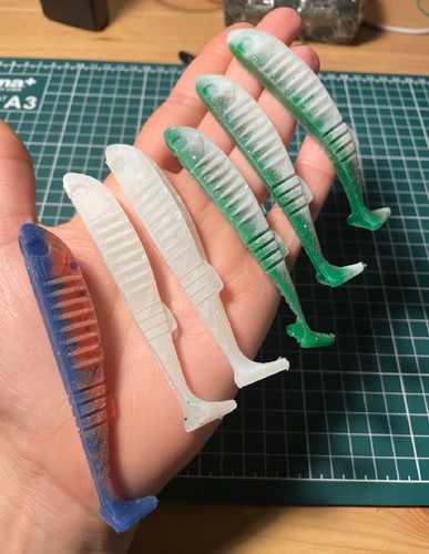 Gummifisch gussform - gummifisch,