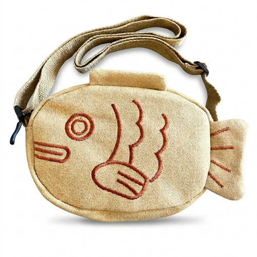 Fischform umhängetasche - fischform,