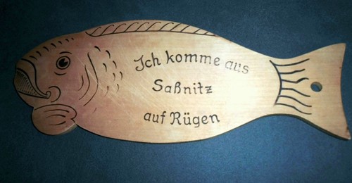 Holzbrettchen fischform - holzbrettchen, in