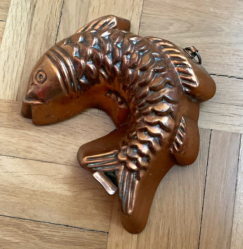 Fisch backform aus kupfer - fisch-backform,